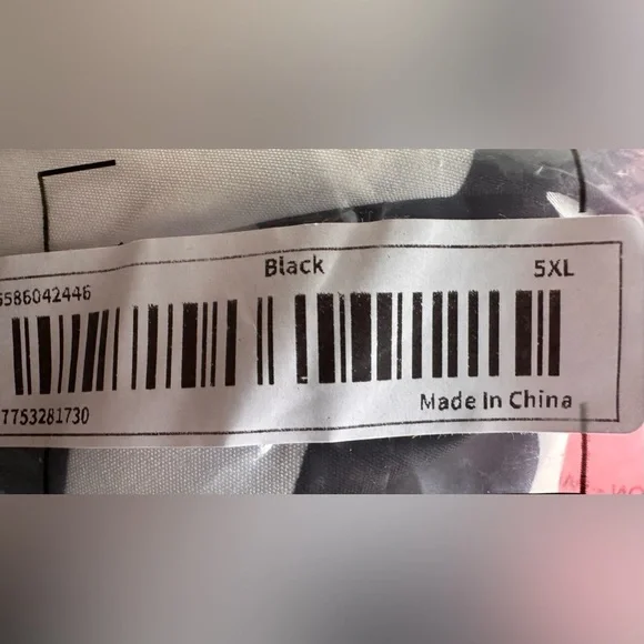 Plus Black and White Geo Print Flare Skirt Sz 5xl - Picture 7 of 7